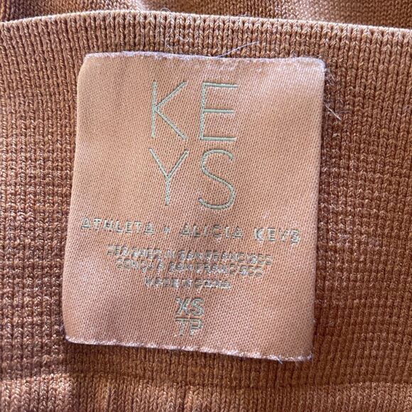 Athleta Pants Alicia Keys Womens XS Orange Intention Wide Leg Pull On *READ* - Picture 6 of 14